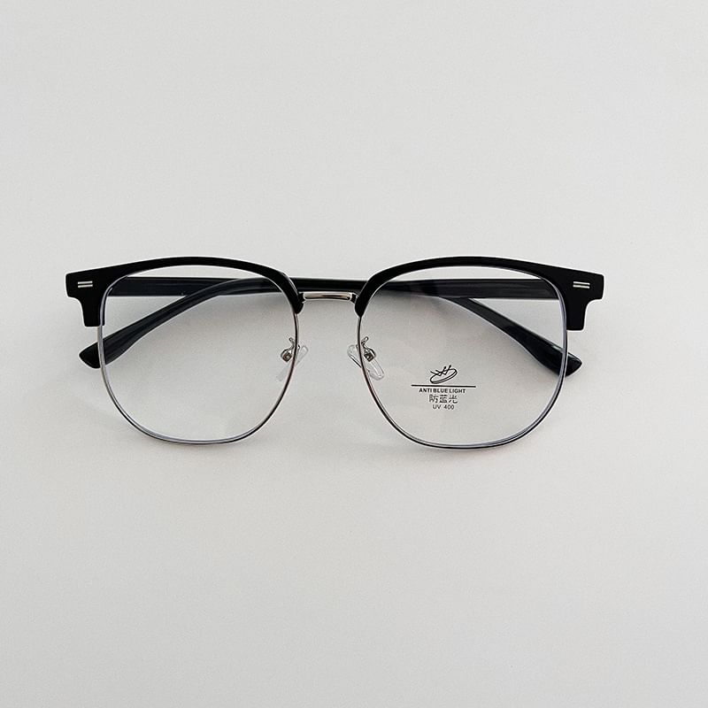 Square Frame Half Eyeglasses
