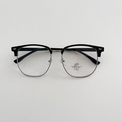 Square Frame Half Eyeglasses