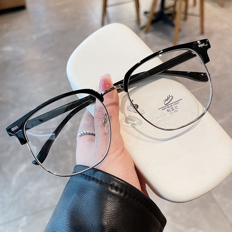 Square Frame Half Eyeglasses