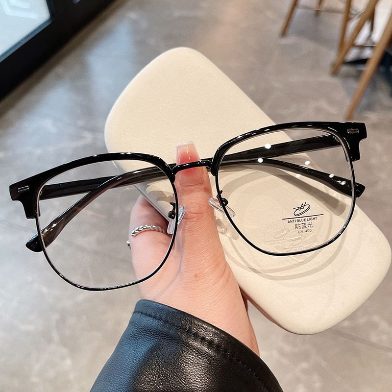 Square Frame Half Eyeglasses