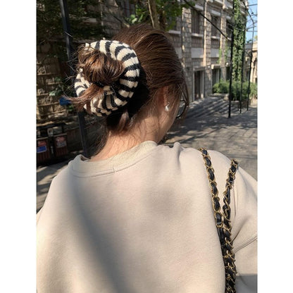 Striped Scrunchie / Hair Tie