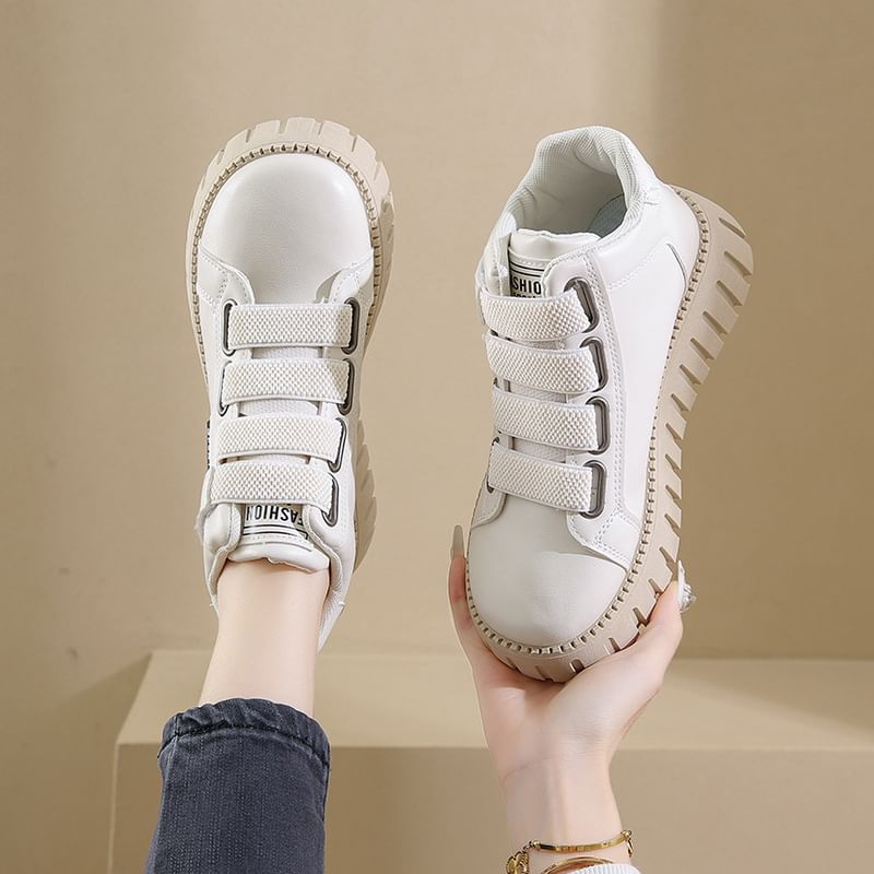 Panel Platform Sneakers High Top