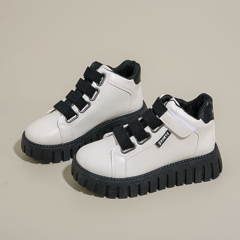 Panel Platform Sneakers High Top