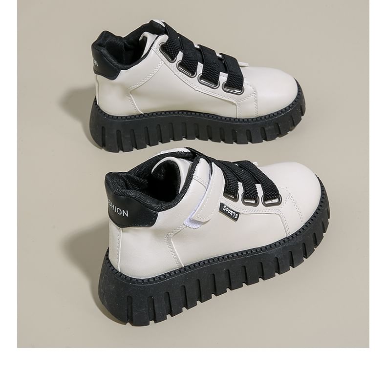 Panel Platform Sneakers High Top