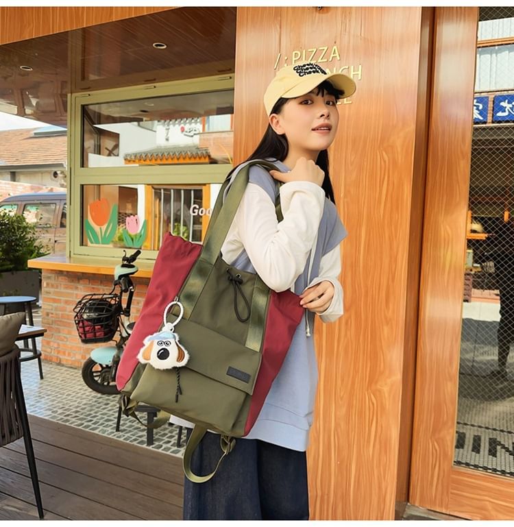 Backpack Set Charm / Nylon Drawstring Bag