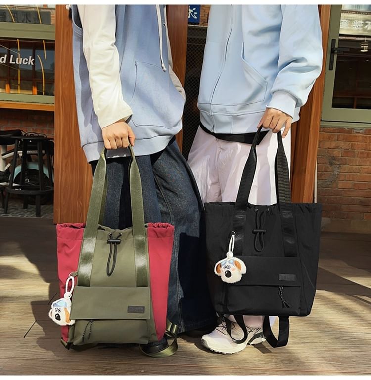 Backpack Set Charm / Nylon Drawstring Bag