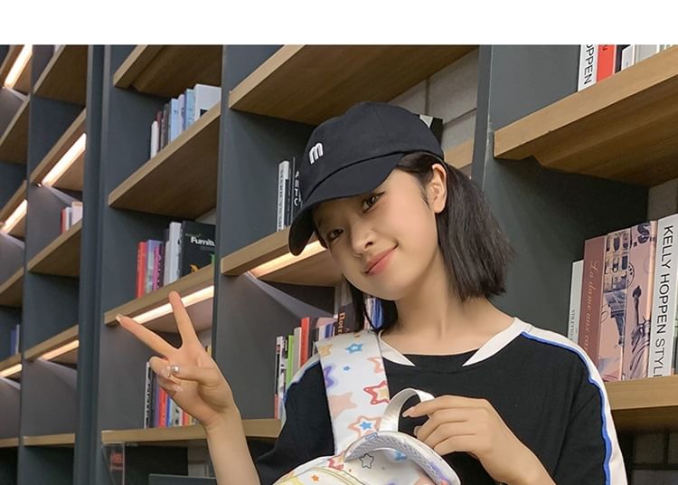 Bag Charm Backpack / Laptop Star Set Print Nylon