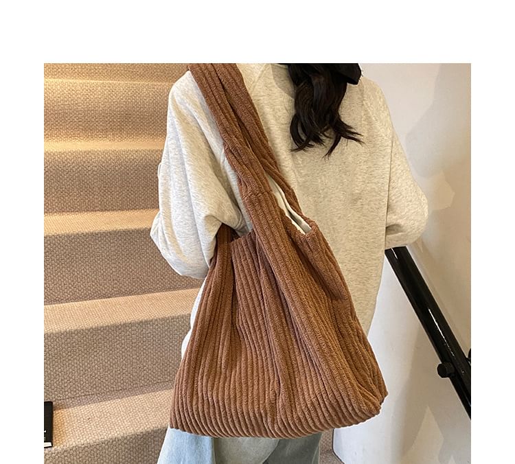 Bag Plain Tote Corduroy