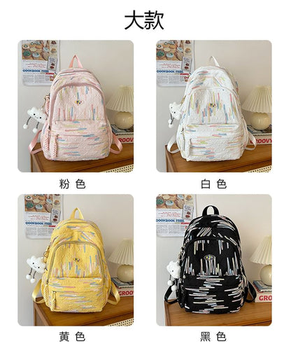 Patterned Nylon Backpack