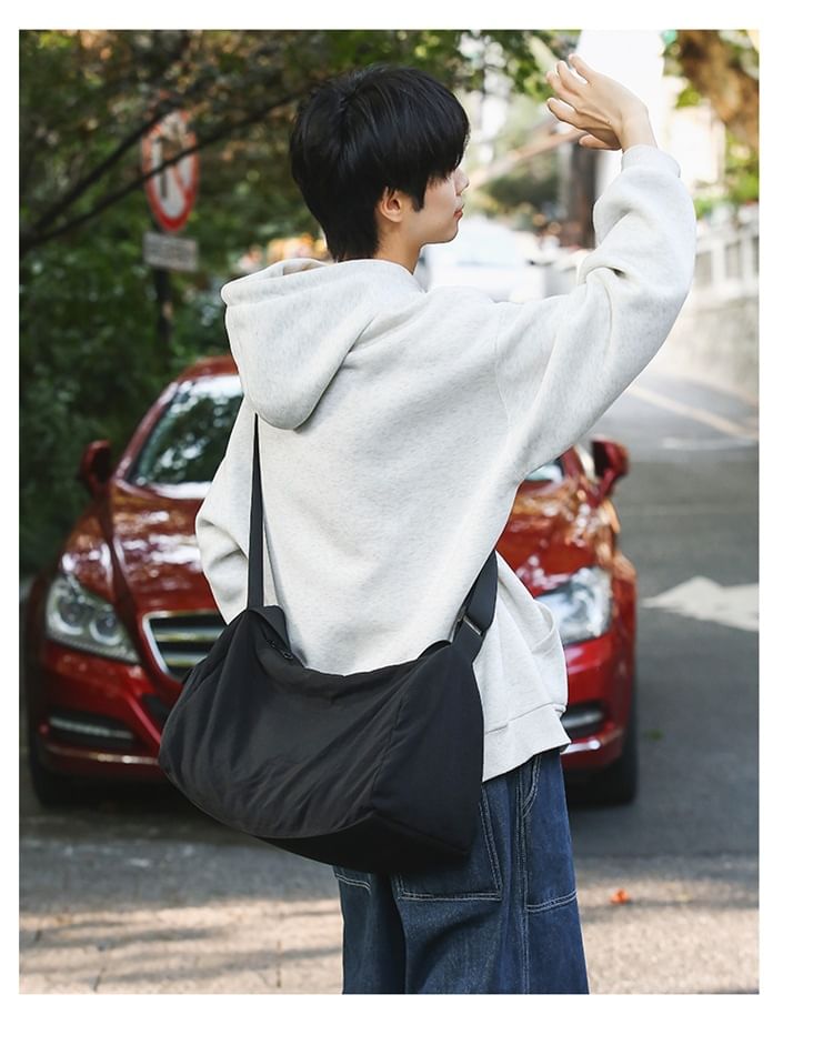 Bag Print Nylon Cat Messenger