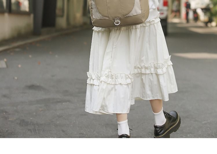 Nylon Lettering Backpack