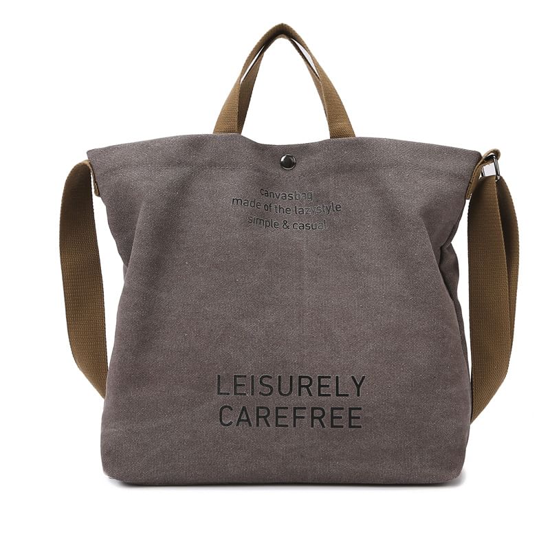 Lettering Bag Tote Canvas