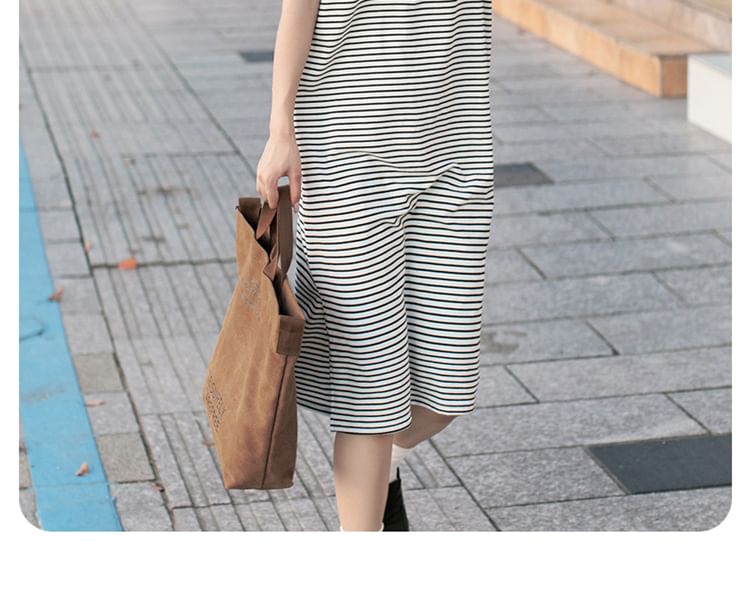 Lettering Bag Tote Canvas