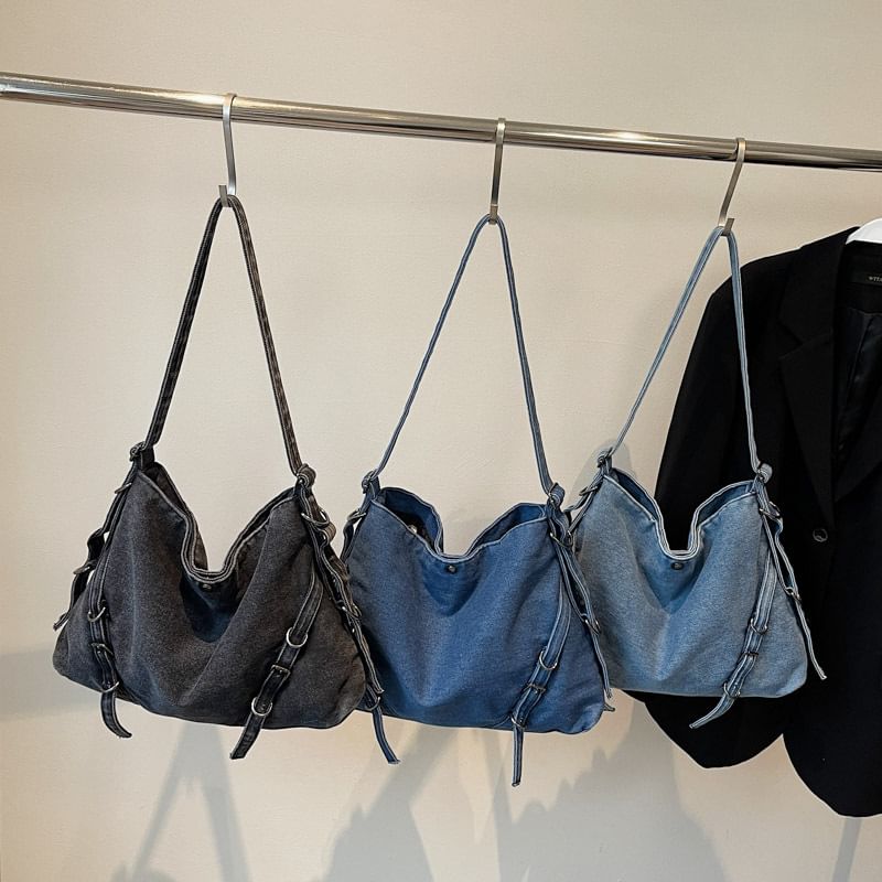 Plain Tote Denim Bag