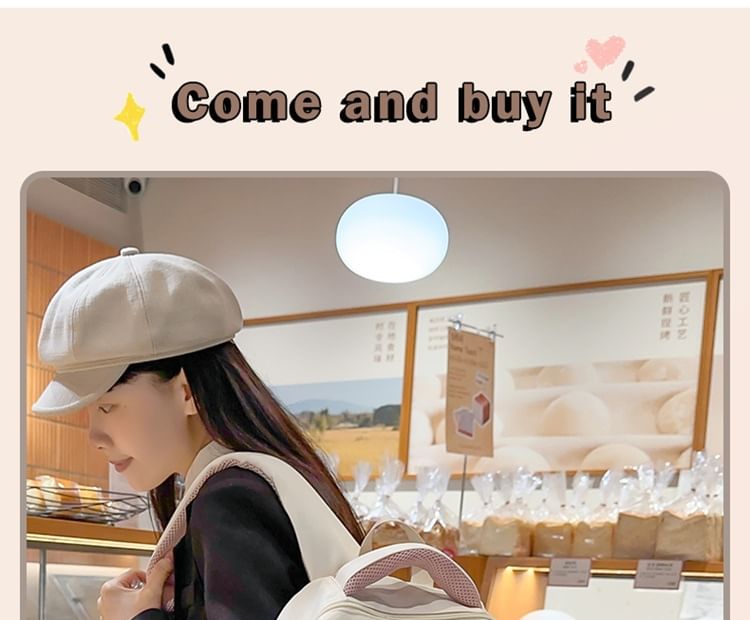 Cartoon Backpack Laptop Nylon Set Bag Print / Charm