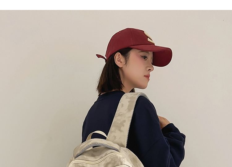 Applique Set Charm Nylon Laptop / Backpack Dye Tie Lettering Bag