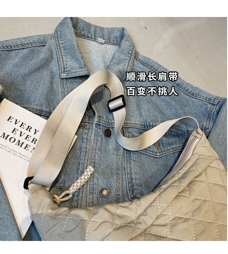 Plain Crossbody Bag Quilted