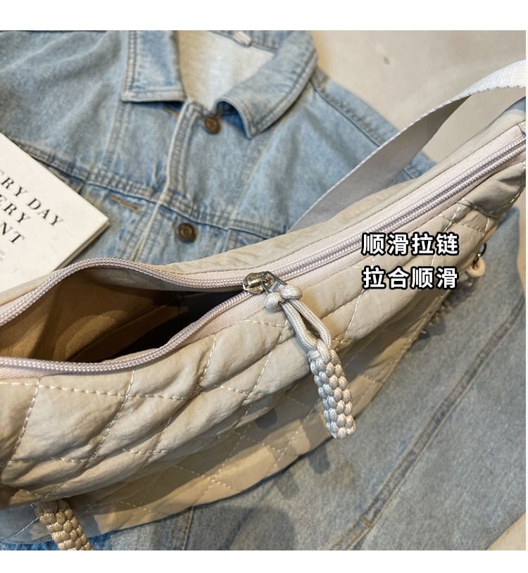 Plain Crossbody Bag Quilted
