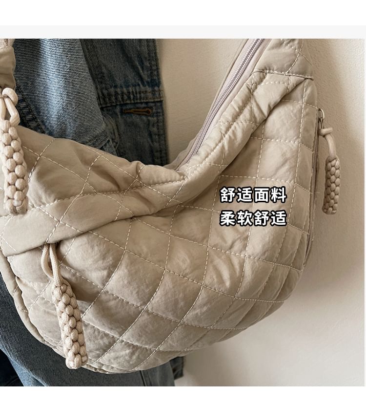 Plain Crossbody Bag Quilted