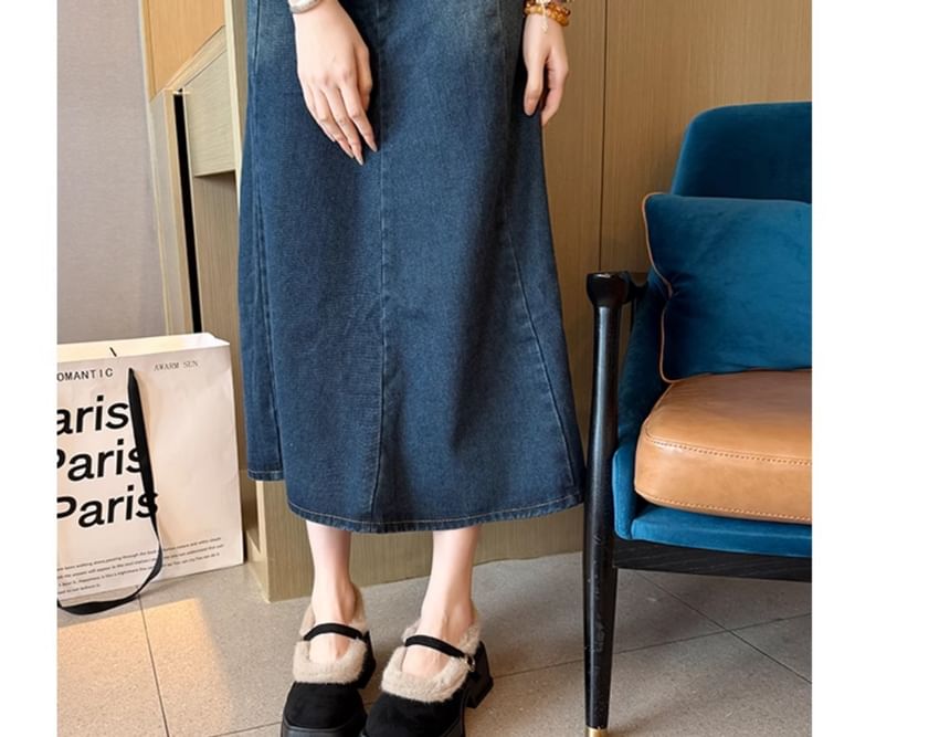 Square-Toe Heel Chunky Mary Shoes Jane Platform