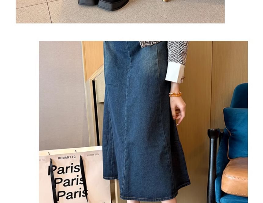 Square-Toe Heel Chunky Mary Shoes Jane Platform