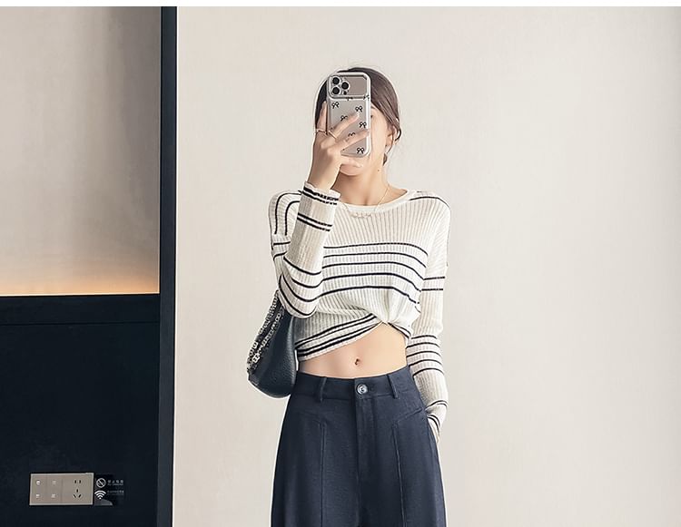 Pants Plain Wide High Dress Waist Leg