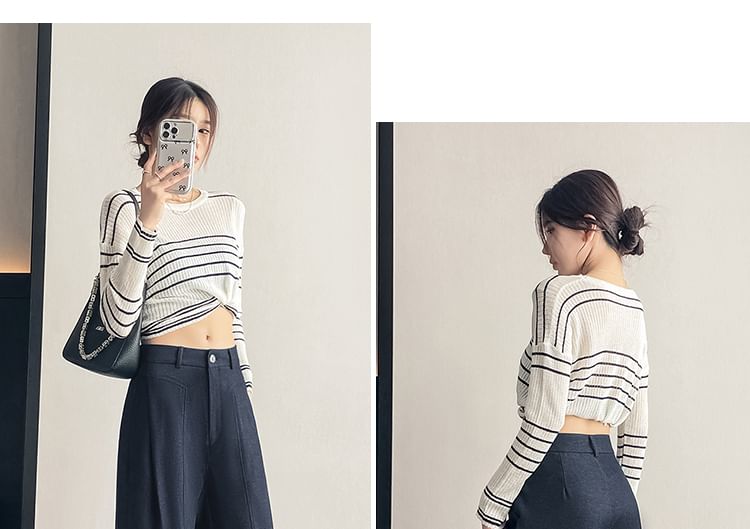 Pants Plain Wide High Dress Waist Leg