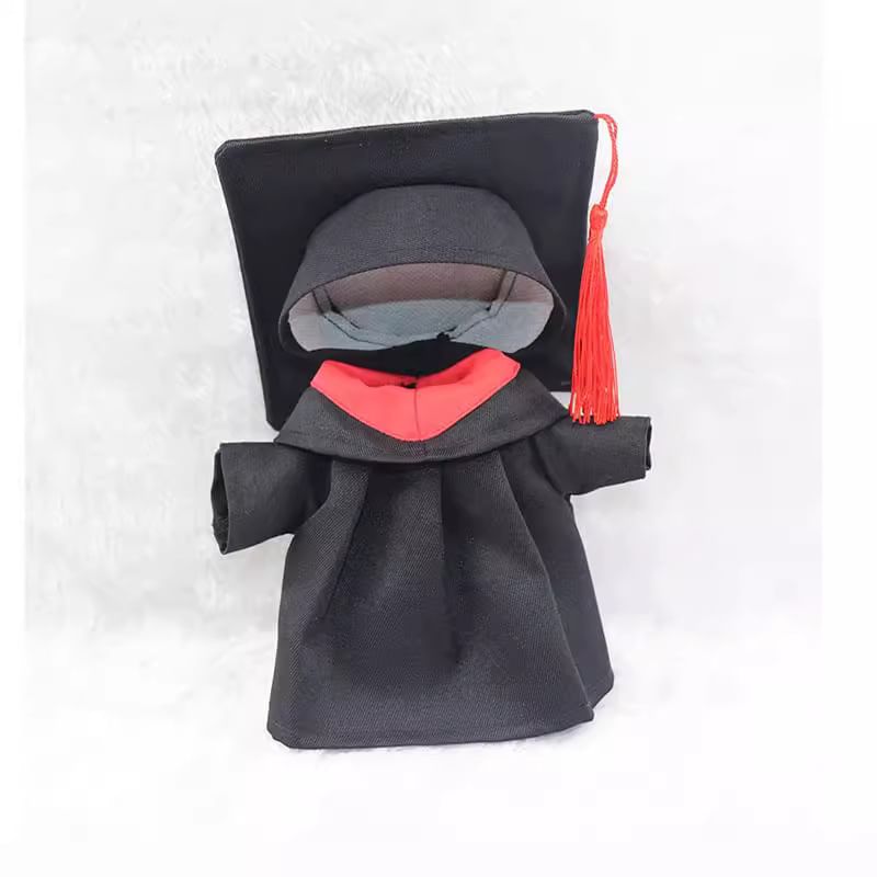 + Graduation Set: Doll Mortarboard Gown Clothes