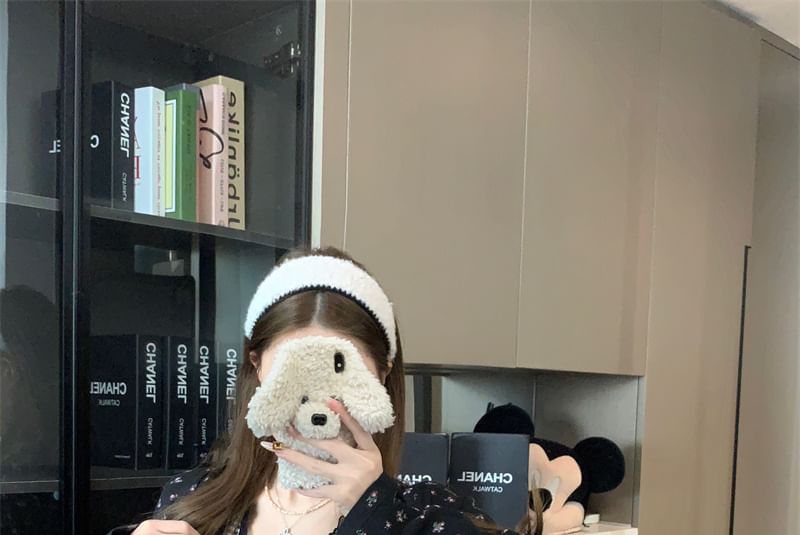 Dress Crop Mini Print Cardigan Plaid / Cami Top Floral Panel