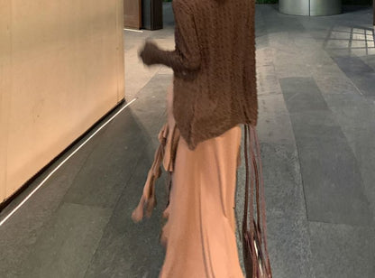 Ruffle Top Midi Trim Dress Butterfly Strapless Sleeve Long Front Tie Bodycon Print / V-Neck Plain