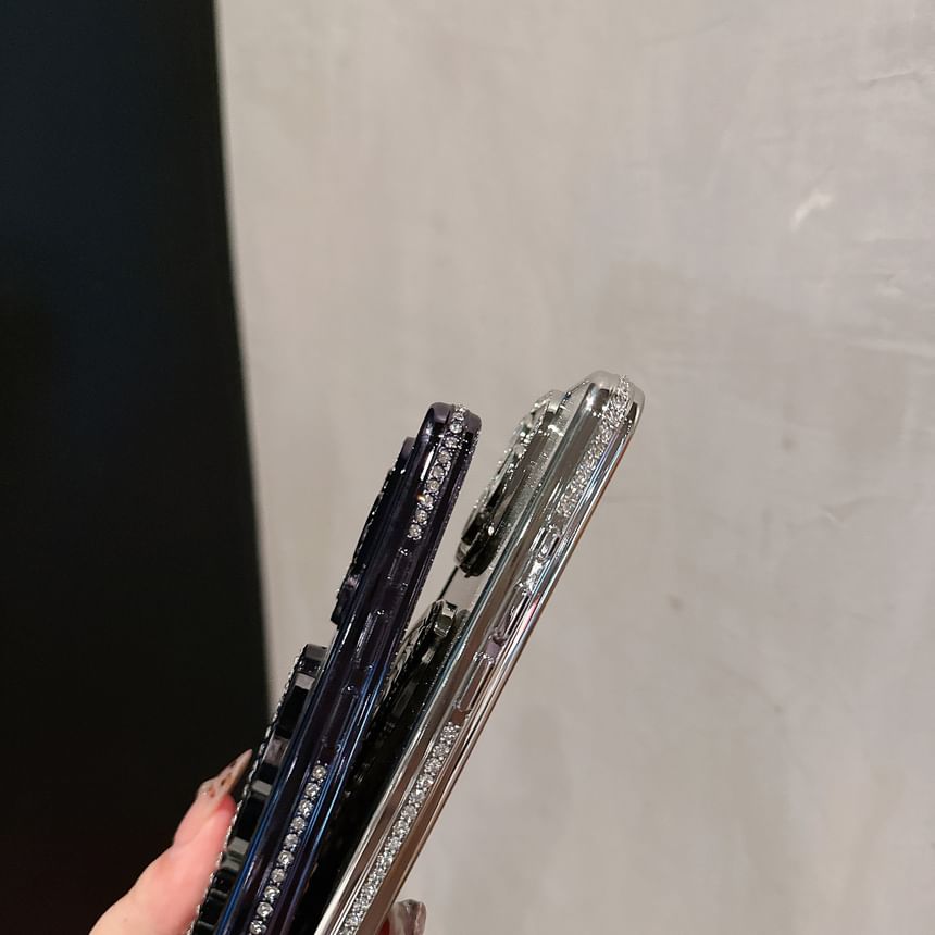 Stand Embellished Butterfly Phone Case