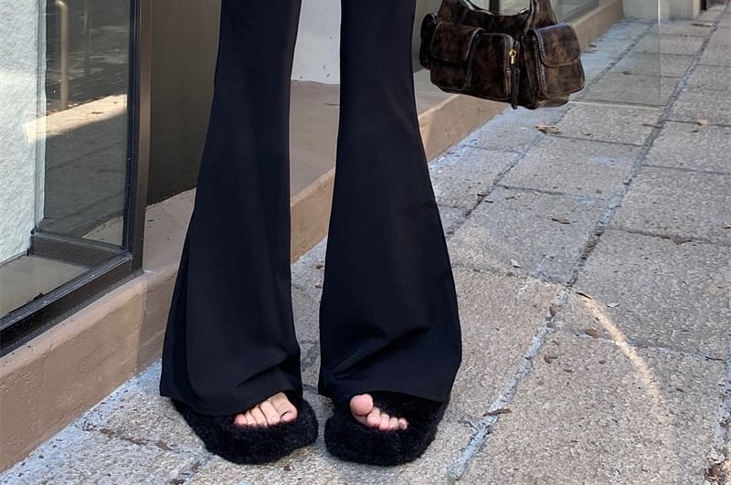 High Plain Rise Pants Flared