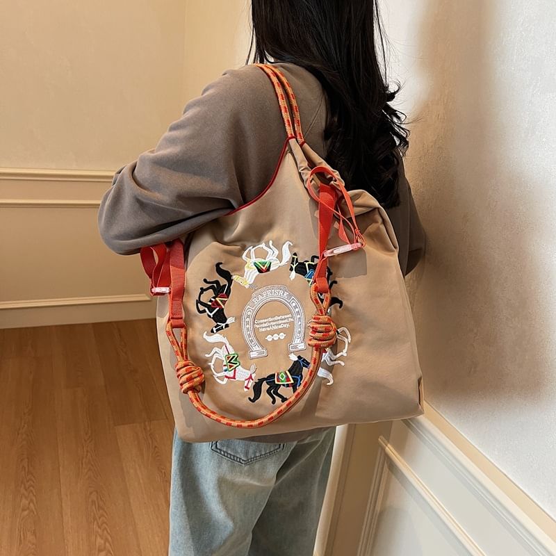 Horse Bag Crossbody Embroidered