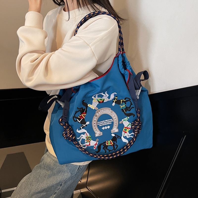 Horse Bag Crossbody Embroidered