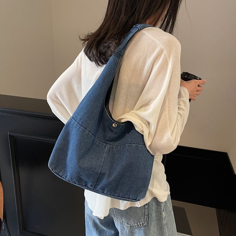 Shoulder Bag Denim Washed