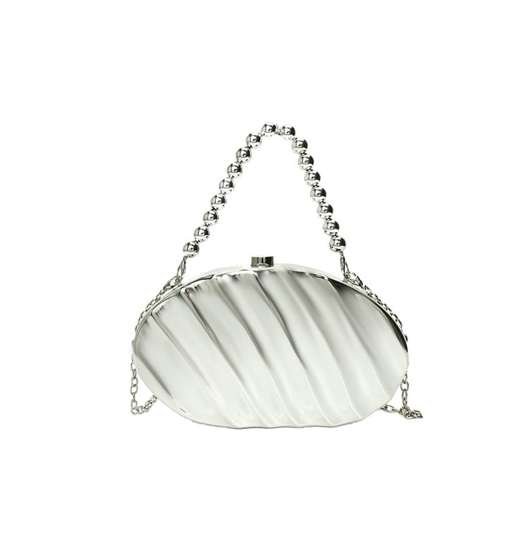 Box Crossbody Strap Bag Bead