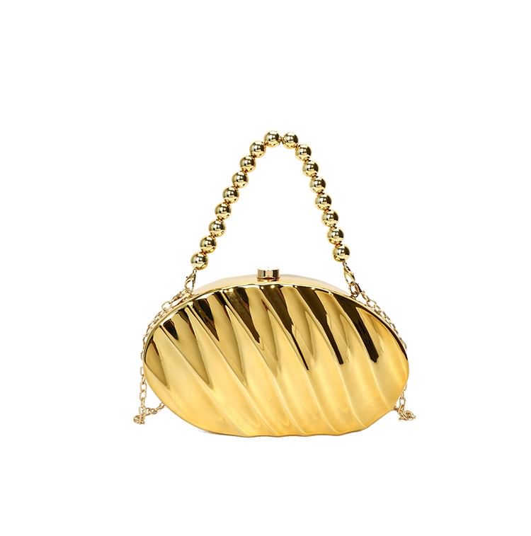 Box Crossbody Strap Bag Bead