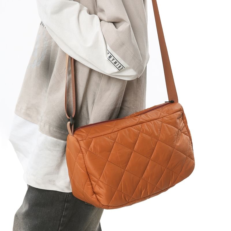 Bag Quilted Plain Crossbody