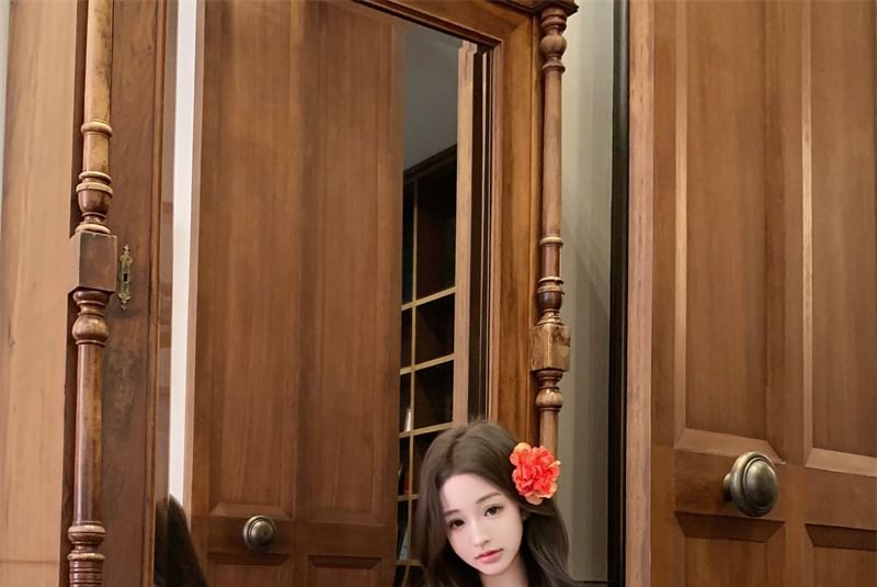 Designs) Bodycon (Various Flower Shoulder Dress Print Off