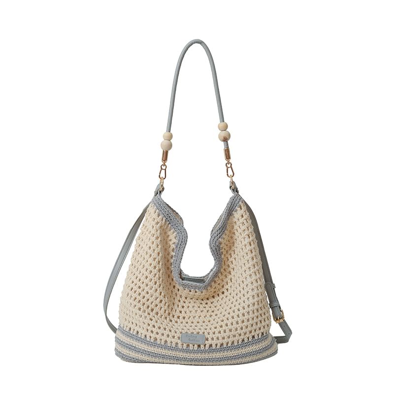 Tote Woven Bag Striped