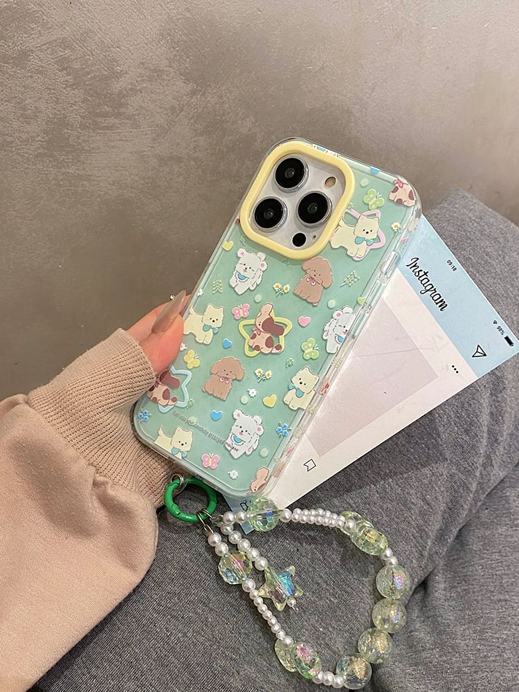 / Animal Phone Set Case Strap