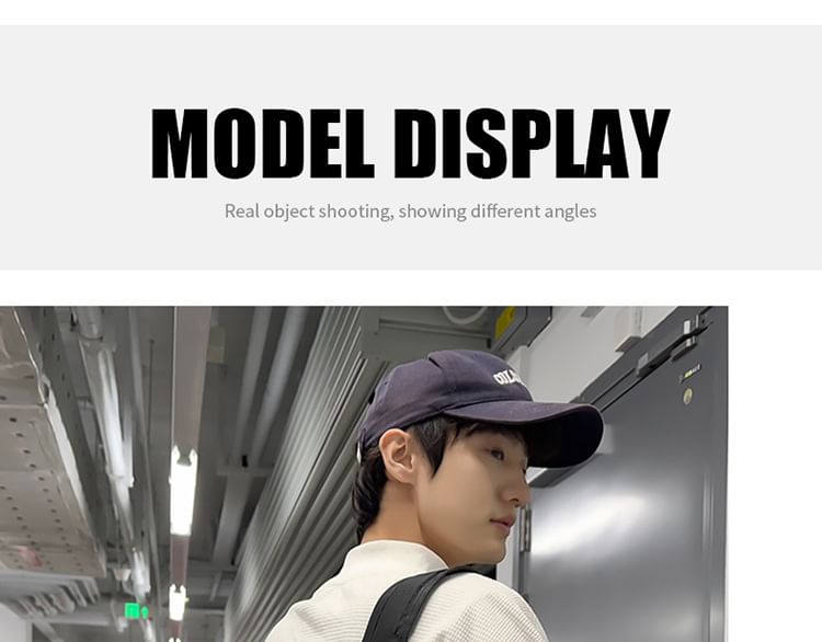 Tote Applique Backpack Nylon Panel