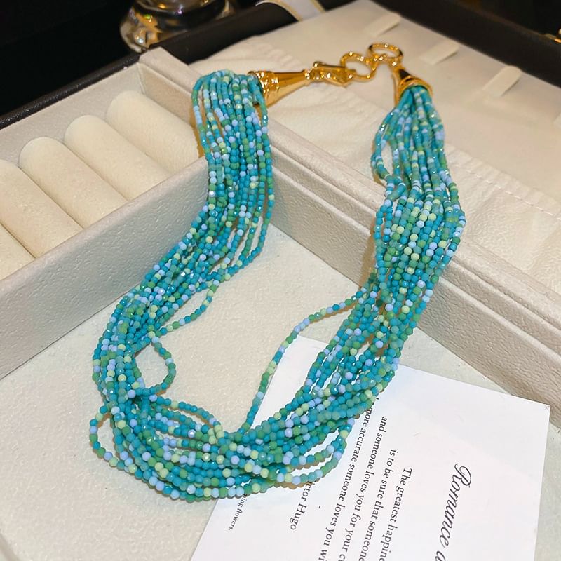 (Various / Gemstone Faux Designs) Alloy Necklace