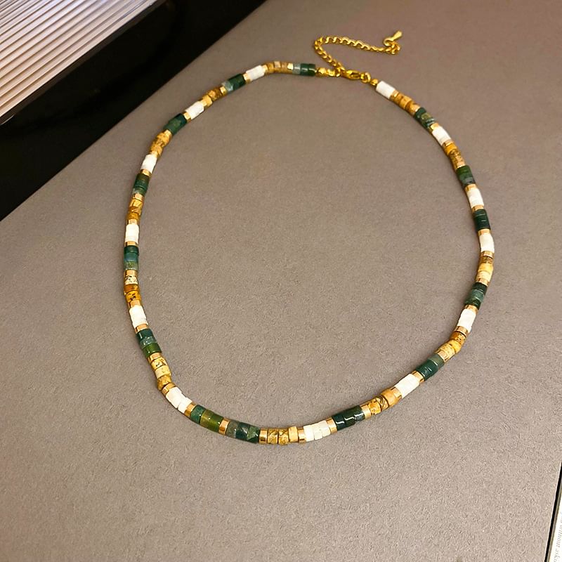 (Various / Gemstone Faux Designs) Alloy Necklace