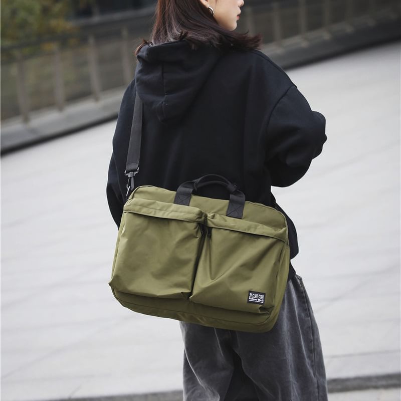 Crossbody Nylon Bag Multi-Pocket