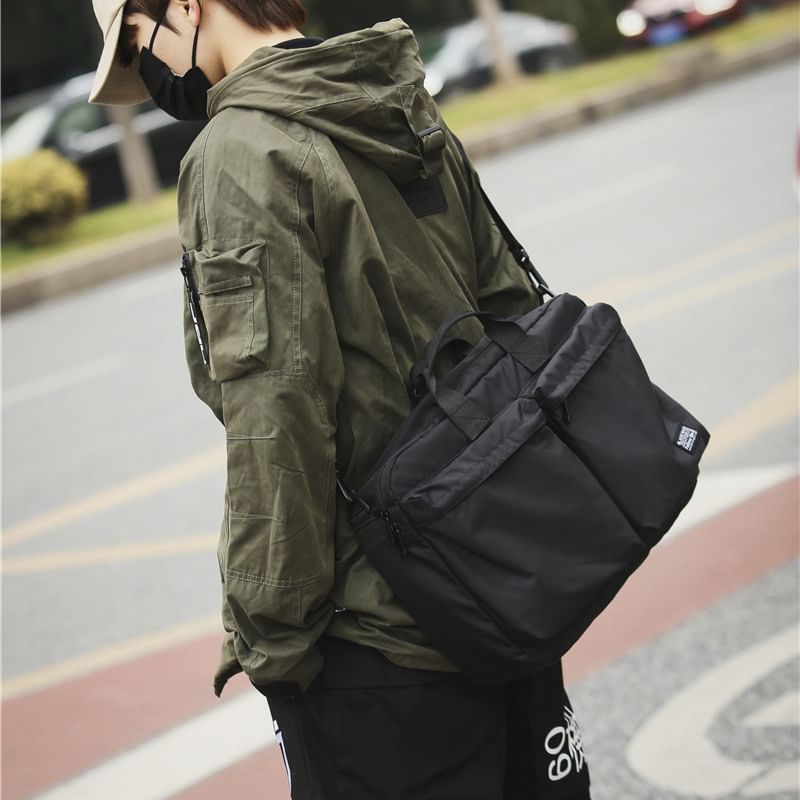 Crossbody Nylon Bag Multi-Pocket