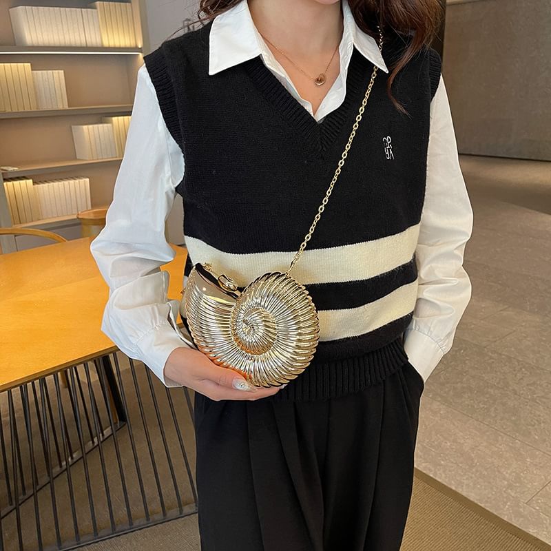 Chain Shell Bag Evening Strap