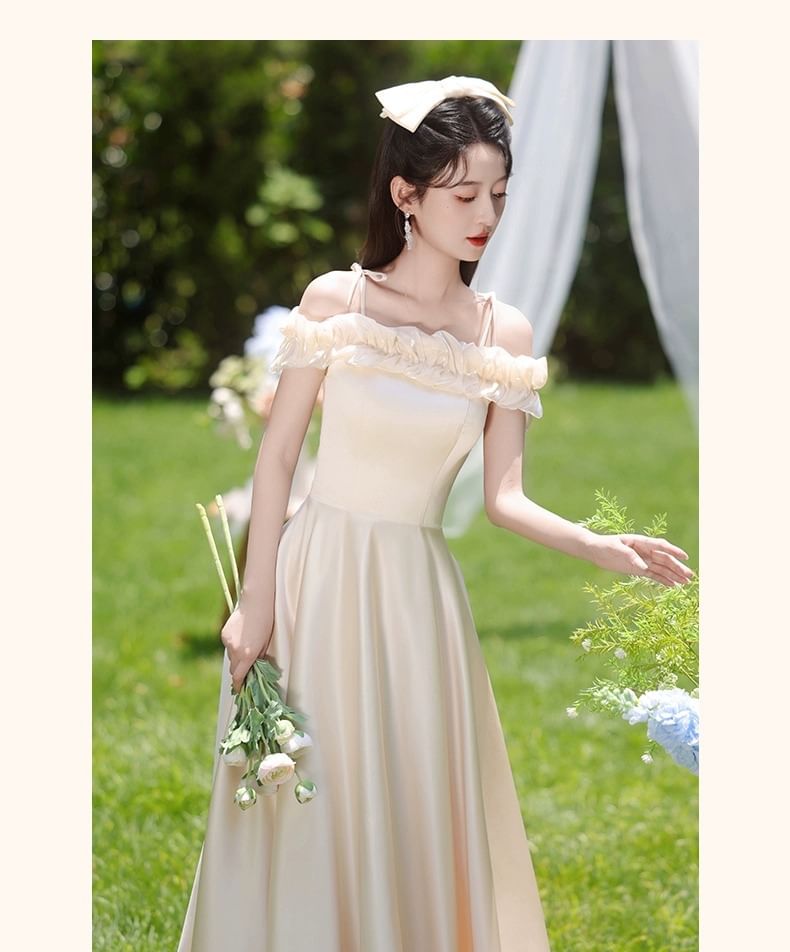 (Various Gown Evening Designs) Bridesmaid Plain
