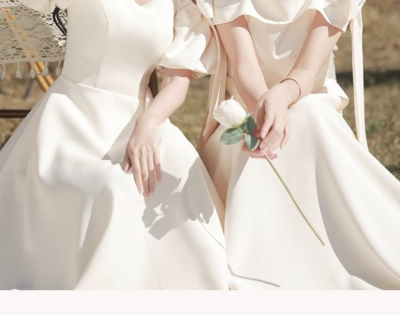 (Various Plain Designs) Gown Evening Bridesmaid