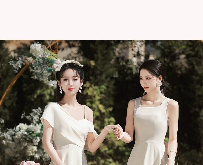 (Various Plain Designs) Gown Evening Bridesmaid